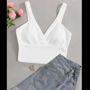 Off white crop top